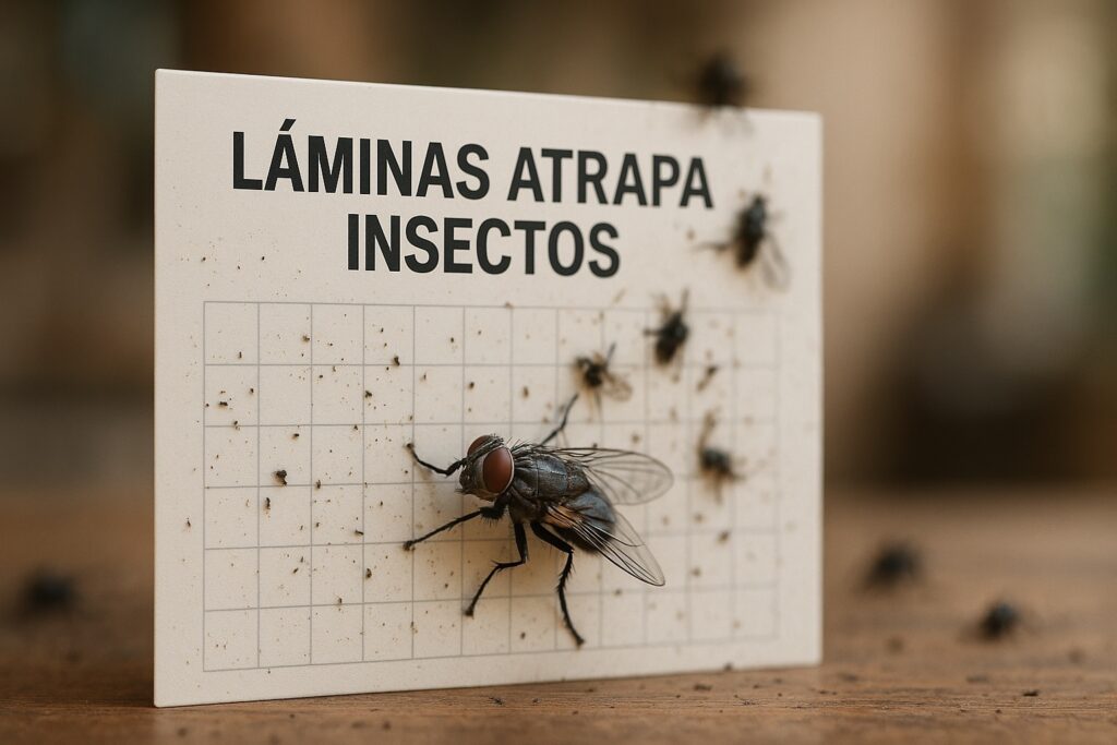laminas atrapa insectos