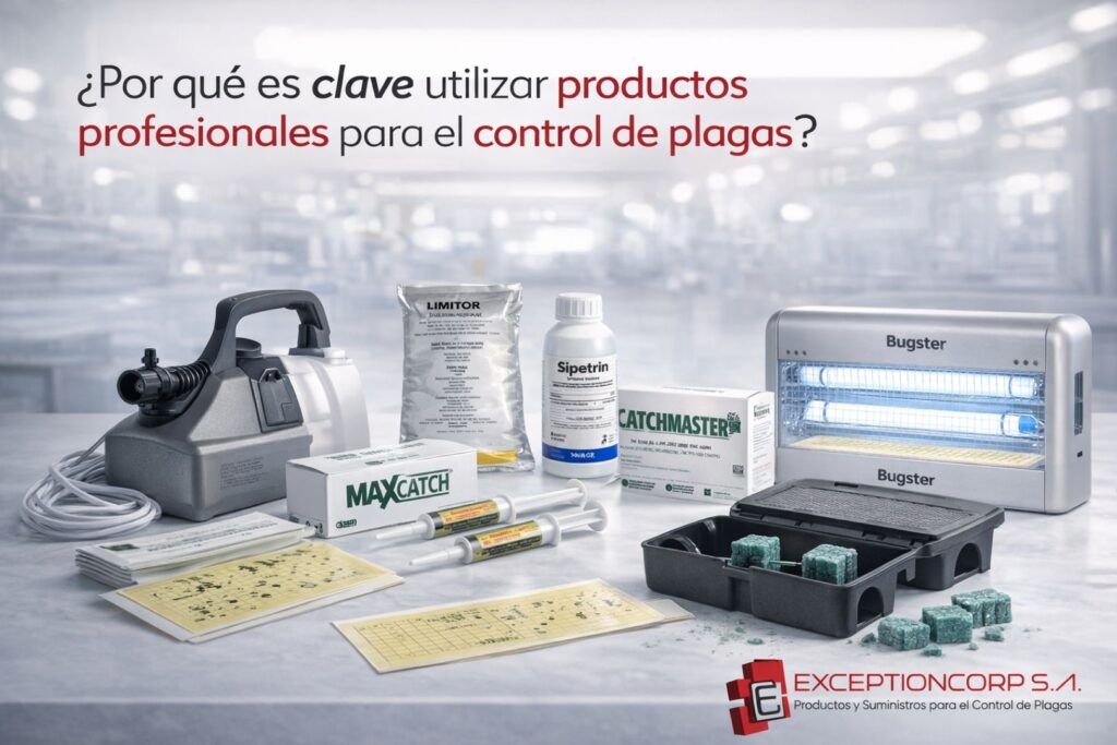 ¿Por qué es clave utilizar productos profesionales para el control de plagas?