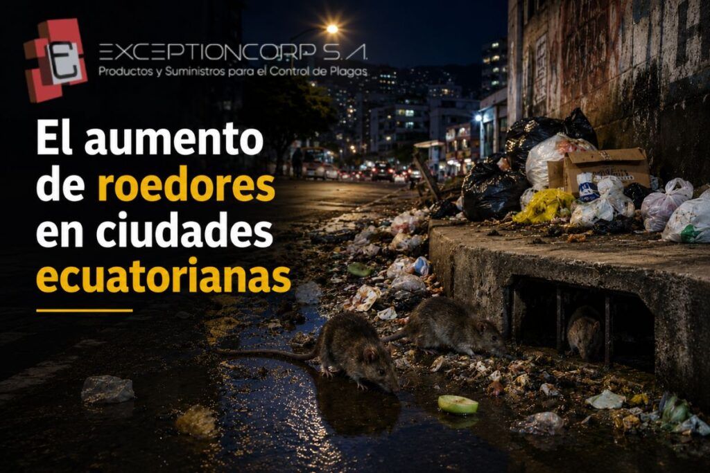 El aumento de roedores en ciudades ecuatorianas