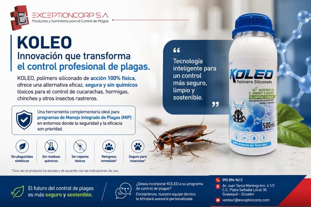 koleo polimero siliconado para control de plagas